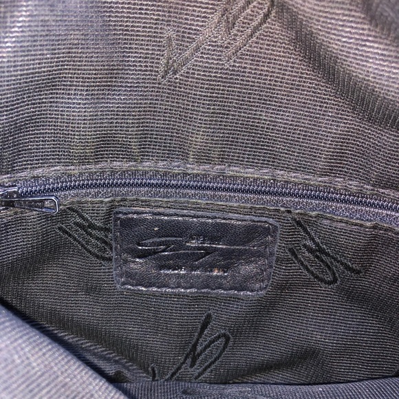 Vintage Black Leather Genny Clutch - Picture 4 of 4